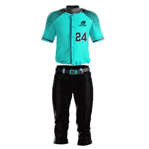 Uniforme de Béisbol Transpirable para Hombre, Servicio OEM, Tela de Secado Rápido, Gestión de la Humedad, Conjunto de Jersey y Pantalones Cortos para Entrenamiento Intensivo en Campo - Product Image 1