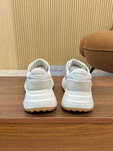 Zapatos de Diseño de Lujo con Logotipo Triangular Personalizado, con Plataforma, Suela Gruesa de Tela, Estilo Casual para Caminar con Cordones para Hombre y Mujer - Product Image 3