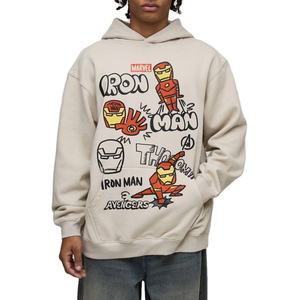 Sudaderas con Capucha para Hombre y Unisex, 100% Algodón, Lisas, Teñidas, con Efecto Desgastado, para Invierno, con Impresión de Logotipo Personalizado - Product Image 1