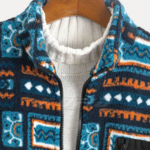 Veste en sherpa pour homme, épaisse et chaude, en polaire, pour l'extérieur, veste d'hiver décontractée, style doux et confortable, veste en sherpa pour homme - Product Image 3