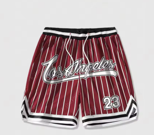 Pantalones Cortos de Baloncesto con Diseño Retro de Fuego para Hombre, Transpirables, de Poliéster, Estilo Deportivo Urbano, Cintura Elástica, Tallas Grandes - Product Image 2