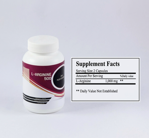 Capsules de L-Arginine Pur 1000mg pour Adultes - Soulagement du Stress et Soutien Immunitaire Sans Conservateurs Artificiels - Product Image 3