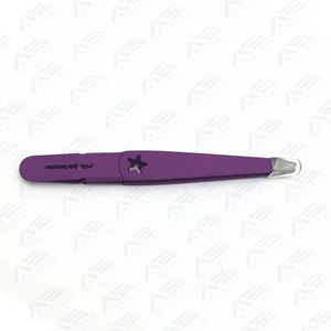 <b>Precision</b> Lash Application and Removal <b>Tool</b> Durable Professional Beauty Stainless Steel Tweezers Nipper for Eyelash Extensions - Product Image 5