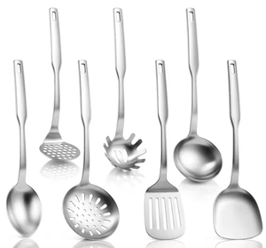 Cuillère de cuisine élégante en acier inoxydable, très vendue, pour hôtels et restaurants. - Product Image 2
