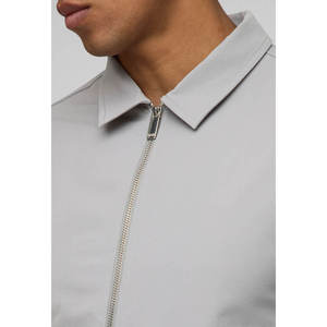 Camisas de Trabajo para Hombre, Estilo Cargo, con Doble Bolsillo, Manga Larga, Corte Holgado, Color Sólido, Camisa Chaqueta - Product Image 5