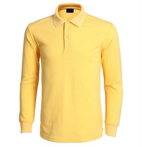 Polo à manches longues en tissu doux pour hommes, vêtements de marque personnalisés, usine OEM - Product Image 6