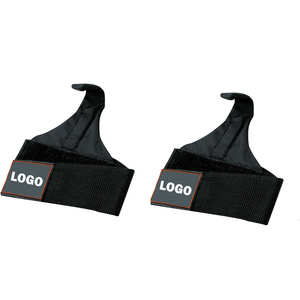 Sangles à crochets en acier à adhérence améliorée pour la musculation et le bodybuilding, support professionnel pour les poignets, sangles à crochets en acier pour la levée de poids - Product Image 5