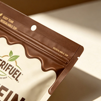 Sachets personnalisés anti-humidité pour barres chocolatées, imprimés avec logo, pour barres protéinées et snacks, sacs en plastique pour aliments santé