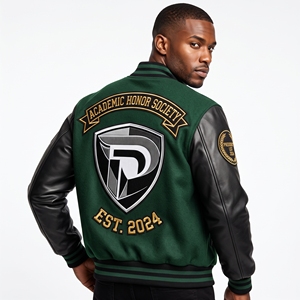 Chaqueta Bomber Varsity Personalizada Dumela para Hombre, Bordada, Corte Regular, Ropa de Invierno, Resistente al Viento, Servicio OEM - Product Image 6