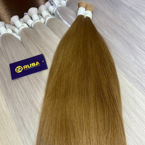 ผมต่อแบบเวอร์จิ้นแท้จากเวียดนาม สีบลอนด์ แบบซุปเปอร์ดับเบิ้ลดรอน ขายส่งจำนวนมาก ไม่มีส่วนผสมของเส้นใยสังเคราะห์ - Product Image 2