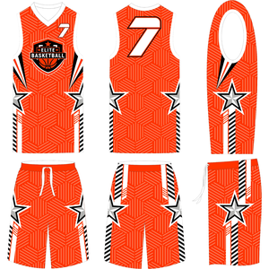 Uniformes de Baloncesto Sublimados OEM, Conjunto de Uniformes con Logotipo Personalizado, Ropa Deportiva Transpirable para Equipos, Venta al Por Mayor - Product Image 5
