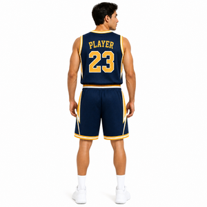 Maillots et shorts de basket-ball personnalisés de haute qualité, ensemble uniforme imprimé par sublimation, respirant, anti-humidité, pour sports d'équipe - Product Image 5
