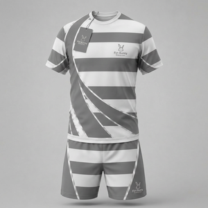 Uniforme de rugby premium con tela transpirable, control de humedad, ajuste atlético, costuras duraderas y personalización completa para clubes. - Product Image 6