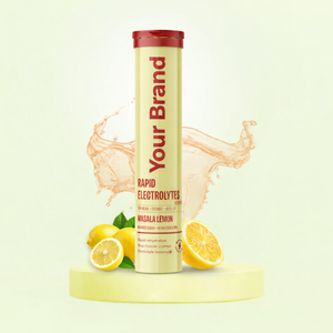 Comprimés effervescents électrolytiques quotidiens, hydratation, énergie, saveur citron masala, sans sucre, boisson de réhydratation, tube de 20 comprimés - Product Image 5