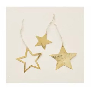Elegante Adorno Navideño Metálico Colgante para Decoración de Árboles Navideños - Product Image 2
