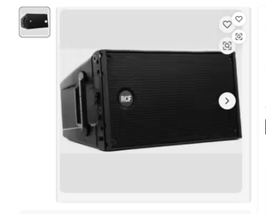 ลำโพงอาร์เรย์แบบแอคทีฟ Black RCF HDL10-A กำลังขับ 1400 วัตต์ รุ่น HDL-10A ใหม่ - Product Image 1