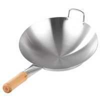 Ensemble de casseroles et poêles en aluminium avec revêtement antiadhésif en granit, couvercles en verre et poignées en bois, pour la cuisine