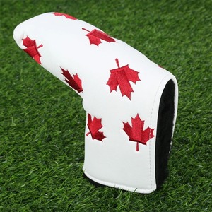 Funda para Cabeza de Putter SOSH4 Blade - Cuero PU con Patrón de Hojas, Cierre Magnético, Colores Sólidos Duraderos, Personalizable para Palos de Golf - Product Image 4