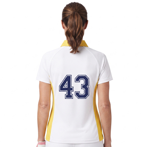 เสื้อกอล์ฟพรีเมียมสำหรับผู้หญิง เสื้อกอล์ฟมืออาชีพสำหรับผู้หญิง แห้งเร็ว สปอร์ต โลโก้สั่งทำได้ เสื้อโปโลกอล์ฟผู้หญิง - Product Image 2