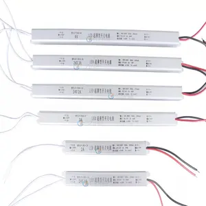 Fuente de alimentación delgada para caja de iluminación, controlador de luz led ultrafino de 12v, 3a, 4a, 5a, 6a, 8a, 12v, 36w, 48w, 60w, 72w, 100w