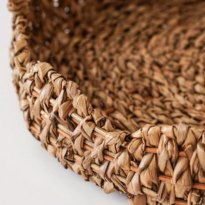 Rustic Look Abstract Pattern Handmade Eco-Friendly Seagrass <b>Serving</b> <b>Tray</b> for Home Decor From Vietnam - Product Image 3