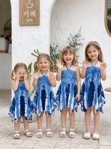 Nuevo Vestido Casual IYARA para Bebés Niñas, con Bordado, Pintado a Mano, Transpirable, de Rayón, con Cuello Cuadrado y Sin Mangas, ¡Gran Venta! - Product Image 1