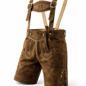 Lederhosen de Cuero Auténtico al por Mayor - Proveedor OEM para Ropa Personalizada al por Mayor - Product Image 3