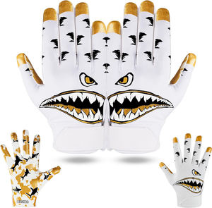 Nuevos Guantes de Receptor de Fútbol Americano de Látex Personalizables, Antideslizantes, Diseño de Dedos Completos, Impermeables, con Pantalla Táctil - Product Image 2