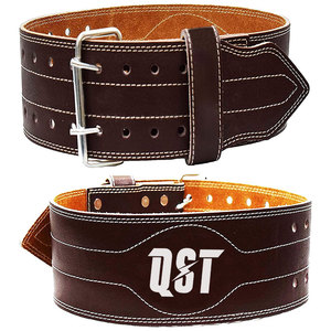 Customized Color Gym Workout Training Use Leather Made Gym Belt High Quality Best Selling Gym Workout Belt - Product Image 5