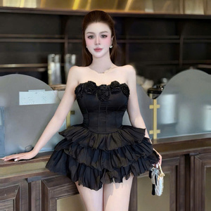 Elegante Vestido Maxi de Manga Corta para Mujer, Estilo Sexy, Simple y Natural, Mezcla de Seda, Elegancia, Comodidad, Casual, para Eventos Formales - Product Image 3