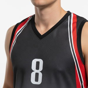 Oferta Relámpago: Uniforme de Baloncesto al Por Mayor, Nuevo, Moderno, Personalizado con Nombre de Equipo, Manga Corta, Secado Rápido - Product Image 3