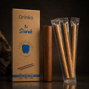 Bâtonnets de nettoyage dentaire naturels portables pour la maison, le bureau et les voyages, soins bucco-dentaires, bâtonnets Orinko Siwak Miswak, paquets de 3 avec le meilleur service OEM - Product Image 3