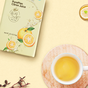 [Pure Bright and Warm Cooperative] Boisson Pure Plan Citron, Concentré de jus de citron Premium & Format familial 1kg & Thé sans sucre - Product Image 1