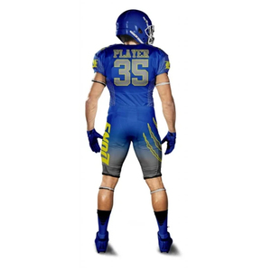High Quality Sports Uniform Supplier Low MOQ Club Kits Factory Direct Tackle Twill Embroidery Youth American Football Jersey <b>Set</b> - Product Image 5