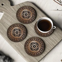 Ensemble de sous-verres décoratifs pour la protection de la table à manger, la décoration de la maison, le bureau et la restauration