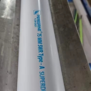 Tubería de Drenaje de UPVC Gris de Alto Rendimiento de 90 mm, 3 Metros de Longitud, Tipo B, Solución Rígida para Descarga de Aguas Residuales Subterráneas - Product Image 1