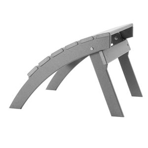 Reposapiés Adirondack de Plástico HDPE Plegable y Resistente a la Intemperie para Patio, 21.5 L x 18.9 W x 14.8 H Pulgadas - Product Image 2