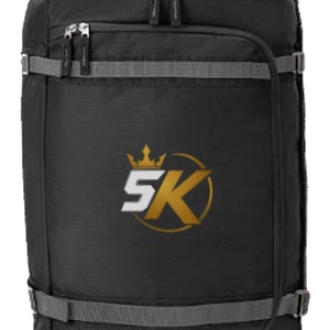 Mochila Negra con Logotipo, 30-40L, Cierre de Cremallera, Unisex, Casual, para Viajes, Deportes, con Correa Ajustable y Resistente, para Fitness - Product Image 4