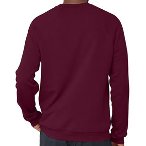 Warm Fleece Crewneck <b>Men</b> Winter Heavyweight Cotton Blend <b>Thermal</b> Plain Pullover Long Sleeve Cozy Top Sweatshirt - Product Image 6