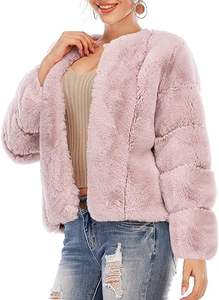 Manteau d'hiver personnalisé en fourrure pour femme, en fourrure de renard véritable, coupe courte, de luxe, pour la vente en gros - Product Image 5