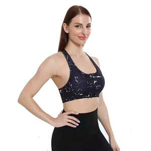 Sujetador Deportivo Transpirable de Alta Sujeción para Mujer, con Cierre de Cremallera Frontal y Logotipo Personalizado, para Yoga y Fitness - Product Image 4