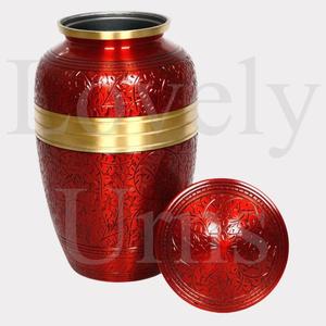 Urna Funeraria Scarlet Solace, Tamaño Mediano para Adultos, Recuerdo Conmemorativo, Contenedor para Cenizas, Diseño Elegante y Decorativo - Product Image 3