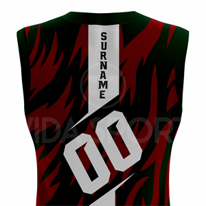 ชุดเสื้อและกางเกงบาสเก็ตบอลตามสั่ง ผู้ผลิต OEM ชุดทีมแบบกำหนดเอง โพลีเอสเตอร์ 100% ระบายอากาศได้ดี น้ำหนักเบา แห้งเร็ว ผ้าตาข่าย - Product Image 3