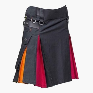 Kilts écossais modernes en laine utilitaire pour hommes et femmes, toutes couleurs, nouvelle collection, vente de kilts de 8 yards du Dunbartonshire, 16 oz, couleur personnalisable - Product Image 5