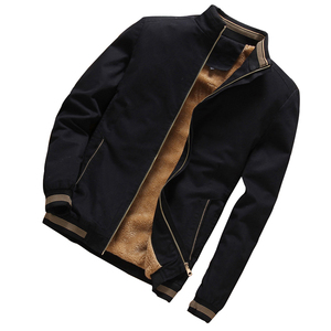 Chaqueta Bomber de Invierno para Hombre, Chaqueta Bomber Minimalista para Hombre, Chaqueta Casual Moderna con Cierre, Venta al Por Mayor de Fábrica - Product Image 4