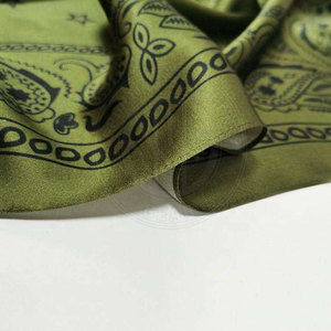 Silk Scarf Fashion <b>Print</b> Pattern For Everyday Casual <b>Office</b> And Travel Clothing Silk Scarf - Product Image 2