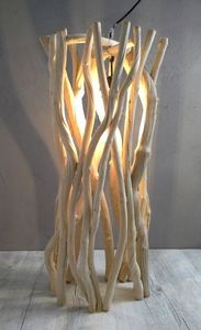 Porte-bougie en bois flotté naturel à 5 branches, décoration rustique pour la maison, fabriqué au Vietnam - Product Image 2