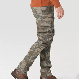Pantalones cargo de hombre de corte regular a la moda, tela cómoda y transpirable, pantalones cargo casuales para hombre en venta en línea - Product Image 3