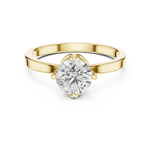 Anillo de Moissanita Solitario de Joyería Fina - Product Image 1
