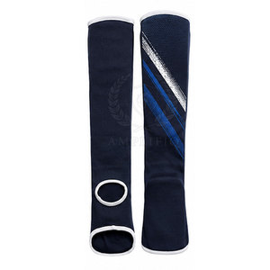Protège-tibias en coton respirant pour adultes, pour l'entraînement aux arts martiaux, le kickboxing, le karaté, le muay thaï, protection professionnelle - Product Image 6